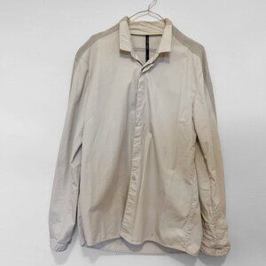 Transit Uomo Men's Medium Button Down Cotton Light Grey Shirt Avant-Garde Italia